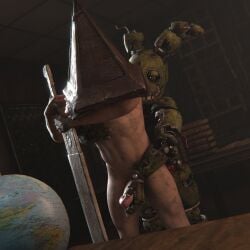 pyramid head from dead by daylight by nateswashorny
