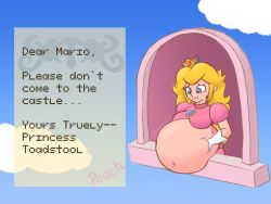 princess peach from mario (series) by rose-vore