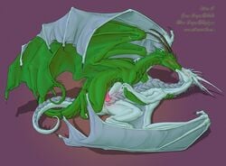 cum dragon female feral horns kissing male penetration penis pussy scalie sex straight vaginal_penetration vaginal_penetration wings zephyrr