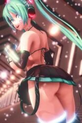 1girls 2:3 3d animated bikini blue_eyes blue_hair hatsune_miku large_ass large_breasts maroshoo mmd shorter_than_30_seconds tagme vertical_video video vocaloid