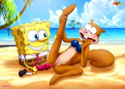 1boy 1girls bbmbbf beach blush dildo female fur34 male male/female nickelodeon palcomix pussy sandy_cheeks sea_sponge sex_toy sponge spongebob_squarepants spongebob_squarepants_(character) spongebob_squarepants_(series) squirrel straight swollen_pussy tagme used