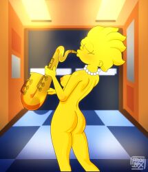 aged_up ass breasts fox-n-box foxnbox lisa_simpson the_simpsons yellow_body