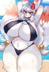 big_breasts breasts divine_fox_(in_pnj) female furry in_pnj tagme