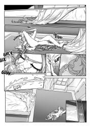 69 69_position animated animated_comic balls bed carpet catfight comic cum cum_in_mouth deep_throat deepthroat facefuck futa_on_futa futa_only futanari gagging gagging_noise jinx_(league_of_legends) kh league_of_legends long_hair manga seraphine_(league_of_legends) sex sexfight struggling throat_barrier throat_swabbing throatfuck wrestling