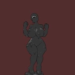 black_goo doors_(roblox) fem_seek girl huge_breasts nightmare_waifu quackanz roblox roblox_game rule_63 seek_(doors) self_upload slime tagme thick