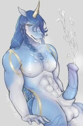 bara commission commission_art cum danai_box furry furry_ears furry_male furry_only furry_tail horse horse_ears horse_penis horse_tail horsecock oc original_character solo solo_male