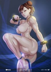 1girls capcom chun-li laditosbaldosa naked nipples nude street_fighter street_fighter_v tagme