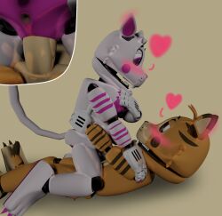 3d beige_penis blender brown_eyes cum_in_pussy five_nights_at_freddy's fnaf george_(jolly) george_(jolly4) george_goodtime(jolly) jolly jolly_(game) jolly_4 love maxie_(jolly) maxie_(jolly4) maxie_goodtime(jolly) pink_eyes render rendered robot sex straight