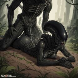 female xenomorph from alien (franchise) by kexonik