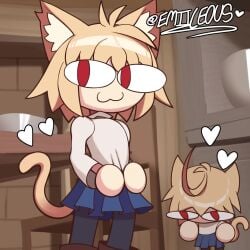 1girls 2025 2d 2d_(artwork) 2d_animation 2d_artwork :3 animated animated_image artist_signature background bedroom_eyes big_breasts blonde_female blonde_hair boots bra breasts cat_ears cat_girl cat_humanoid cat_tail catgirl cute dumb ear_fur emiileous excited excited_female feline feline_humanoid hammer hammerspace hammerspace_breasts heart heart_symbol hidden_buxom huge_breasts leg_lift lifeless_eyes lifting_clothing lifting_leg lifting_shirt longer_than_10_seconds massive_breasts melty_blood music neco-arc opennsfwsp presenting presenting_breasts red_eyes shading short_hair shorter_than_30_seconds skirt solo_female sound sound_effects star star_(symbol) stars sweater sweater_lift tagme tail tsukihime turtleneck turtleneck_sweater video watermark