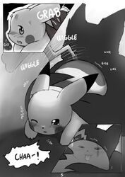 comic doujin english_text male nintendo pathwarden pikachu pokemon pokemon_(species) text tiuhu zangoose