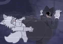 2boys anal anal_insertion anal_sex animated anthro anthro_on_anthro arctic_fox ass ass_focus ass_grab ass_up big_ass big_butt canine canine_humanoid cartoon_cat cat_ears cat_tail creepypasta feline femboy fox fox_ears fox_tail furry gay gay_anal gay_male gay_sex genitals gloves guhg_kemon humping hyper hyper_ass loop looping_animation luvia_(mermio) male male/male male_focus male_only male_penetrating mp4 nightmare_fuel penetrating penetration penis penis_in_ass sex sex_from_behind shorter_than_10_seconds sound tagme vhs_filter video yaoi