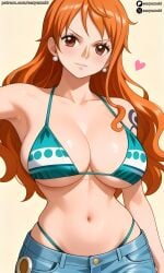 nami (one piece) from one piece by sexyexxchi