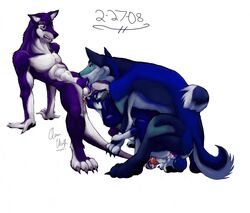 anal animal anthro anthro_bestiality ball_licking balls canine_penis cum fellatio feral furry gay handjob hindpaw interspecies male masturbation oral oral_sex owen penis purple rimming sex sinew tail tailjob threesome wet wolfy wolfywetfurr