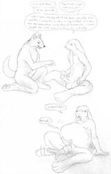 anthro canine cock_vore funny fur furry furry_only gay lagomorph male penis rabbit salamander_(artist) vore