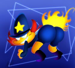 amphibian artist_request ass ass_focus big_ass big_butt boots breadwinners bubble_ass bubble_butt butt_focus female female_only flame flames hairy hairy_legs jetpack looking_at_viewer looking_back nickelodeon police police_uniform policewoman rambamboo red_hair round_ass round_butt smirk smirking smirking_at_viewer solo tagme tagme_(artist) toad toad_(frog) yellow_body yellow_skin