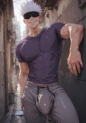 gojou satoru from jujutsu kaisen by thesatyrboi