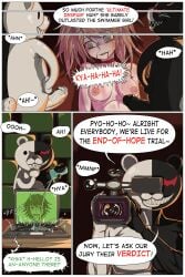 big_penis comic danganronpa danganronpa_1 enoshima_junko female filming fujisaki_chihiro full_color junko_enoshima kiahl laptop lobsterkiahl monokuma snuff