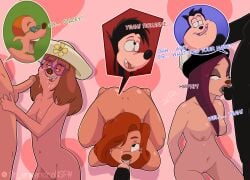 beret girl from a goofy movie by sr. engrudo
