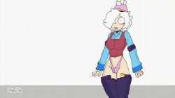 2d animated brawl_stars colette_(brawl_stars) hairy_pussy pants partially_clothed pink_panties ripped_clothing ripped_pants supercell tagme tagme_(artist) video wedding_dress wedgie wedgied_female white_hair