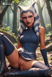 ahsoka tano from clone wars by r34arts