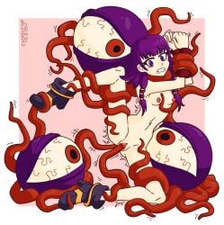 anal anal_penetration anal_sex breasts clitoral_hood clitoris cynosurge fire_emblem fire_emblem:_the_sacred_stones lute_(fire_emblem) mogall monster naked naked_female naked_footwear nipples nude nude_female pale-skinned_female pale_skin purple_eyes purple_hair pussy shoes shoes_only simple_background small_breasts tentacle tentacle_bondage tentacle_in_ass tentacle_in_pussy tentacle_in_vagina tentacle_monster tentacle_penetration tentacle_rape tentacle_sex tentacles vagina vaginal vaginal_penetration