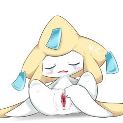 colanukl female generation_3_pokemon genitals humanoid jirachi legendary_pokemon masturbation nintendo pokémon pokémon_(species) pokemon pokemon_(species) pussy solo vaginal_masturbation video_games