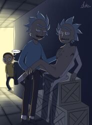 gay male_only morty_smith rick_and_morty rick_sanchez selfcest tagme unknown_artist