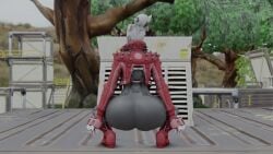 1girls 3d animated ass ass_shake bodysuit boots clothed fortnite from_behind gloves grey_hair huge_ass jacket jiggle kishi long_hair ponytail shiny shiny_clothes skin_tight solo takara_(fortnite) twerking video webm