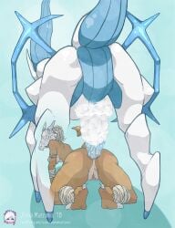 anal anal_sex anna_matronic arceus arceus_ice bracelet duo equid female feral generation_1_pokemon generation_4_pokemon humanoid ice jewelry legendary_pokemon male male/female mammal marowak mask nintendo penetration pokemon pokemon_(species) skull_mask video_games