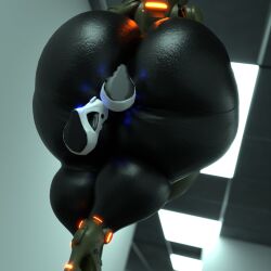 3d anal_vore ass ass_bigger_than_head big_ass bubble_ass bubble_butt female haydee haydee_(game) huge_ass qzk_forte tagme vore