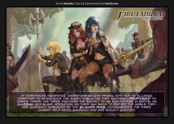 3girls adoohay ambush arm_around_shoulders axe bad_end bangs bare_midriff bare_thighs blonde_hair blood blue_eyes blue_hair boots braid braided_ponytail breasts brown_hair byleth_(fire_emblem) byleth_(fire_emblem)_(female) captured cleavage day defeated defeated_heroine dorothea_arnault english_text evil_grin evil_smile exhausted female femsub fire_emblem fire_emblem:_three_houses frown garreg_mach_monastery_uniform green_eyes grin hat heavy_breathing imminent_rape ingrid_brandl_galatea injury knife large_breasts leggings lipstick long_hair male maledom medium_breasts medium_hair messy_hair midriff midriff_baring_shirt multiple_boys multiple_girls muscular_male nail_polish nintendo one_eye_closed outdoors pantyhose party_wipe rape red_lips red_lipstick red_nails scar shirt shorts skirt slave smile surrounded sword sword_of_the_creator teal_hair text thighs torn_clothes weapon