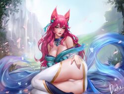 9_tails ahri alternate_costume alternate_eye_color alternate_hair_color alternate_hairstyle animal_ear_fluff animal_ears animal_girl animal_humanoid bangs bare_ass bare_legs bare_shoulders bare_thighs beckoning bell big_breasts blue_eyes blush blushing_at_viewer bodily_fluids breasts busty butterflies cherry_blossoms child_bearing_hips choker cleavage clothing cum cum_on_body cum_on_breasts cum_on_face curvaceous curves curvy curvy_body curvy_female curvy_hips eyelashes eyeliner eyeshadow facial facial_markings female female_only fox fox_ears fox_girl fox_humanoid fox_tail fox_tails fur furry_ears furry_tail genital_fluids glistening glistening_body glistening_breasts glistening_hair glistening_skin grass hair_ornament hair_ribbon half-closed_eyes hips hourglass_figure humanoid inner_ear_fluff inviting inviting_to_sex japanese_clothes kemonomimi kimono kitsune kitsunemimi large_breasts league_of_legends light-skined_female light_skin lips lipstick long_hair looking_at_viewer multi_tail multiple_tails nature nine_tailed_fox on_side outdoors pale-skinned_female pale_skin pink_hair presenting presenting_ass riot_games robe seductive seductive_eyes seductive_look seductive_smile smile smiling smiling_at_viewer solo_female spirit_blossom_ahri spirit_blossom_series tail tangerine_(dudu) tease teasing teasing_viewer thighs uncensored vastaya video_games wide_hips