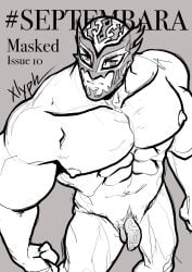 english_text flaccid flaccid_penis male male_only masked muscles muscular muscular_male septembara small_penis xlyph