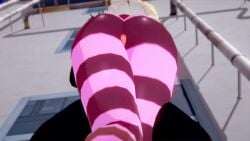 1boy 1girls 3d aged_up animated areolae ass beatrice_(re:zero) blonde_hair female hetero iridiusk koikatsu long_hair male mini_crown mp4 natsuki_subaru no_sound penis re:zero_kara_hajimeru_isekai_seikatsu red_dress sidelocks striped_legwear sumata thick_thighs thigh_sex thighjob track_suit video