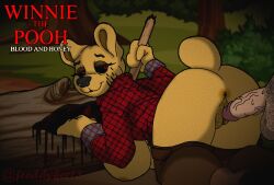 1boy 1girls anthro bear big_breasts christopher_robin freddyker furry genderbend human_penetrating literature nightmare_waifu offscreen_character penis pooh_bear public_domain rule_63 smooth_skin straight teddy_bear winnie_the_pooh:_blood_&_honey winnie_the_pooh_(franchise)