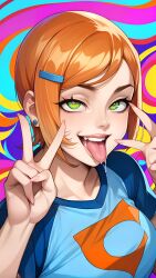 gwen tennyson from ben 10 by dans ai