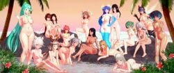 17girls 3d 6+girls a_(xenoblade) absurd_res bare_shoulders barefoot blonde_hair blue_eyes blue_pubic_hair blush brighid_(xenoblade) brown_hair cat_ears closed_eyes closed_mouth completely_nude completely_nude_female core_crystal covering_self dark_hair dark_skin dume embarrassed eunie_(xenoblade) everyone female female_only fiora_(xenoblade) flaming_hair glasses glimmer_(xenoblade) haze_(xenoblade) koikatsu large_breasts long_hair looking_at_viewer lora_(xenoblade) melia_antiqua mio_(xenoblade) monolith_soft morag_ladair_(xenoblade) multiple_girls na'el_(xenoblade) navel nia_(blade)_(xenoblade) nia_(xenoblade) nintendo nipples nude nude_female outdoors pale_skin palm_tree pandoria_(xenoblade) pneuma_(xenoblade) pointy_ears poppi_(xenoblade) poppi_qtpi_(xenoblade) pubic_hair pussy red_eyes red_hair robot_girl sea self_upload sena_(xenoblade) sharla_(xenoblade) short_hair side_ponytail sitting smiling standing water white_hair wings_on_head xenoblade_(series) xenoblade_chronicles xenoblade_chronicles_2 xenoblade_chronicles_3 yellow_eyes