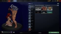 dota_2 gameplay_mechanics helmet knight menu nude nude_female nude_male on_knees oral red_hair sven_the_rogue_knight tagme the_cru1zer video windranger