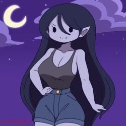 1girls 2020s 2024 2024s 2d 2d_(artwork) 2d_animation 4_fingers 5_fingers adventure_time animated artist_name background belly big_breasts big_breasts big_breasts big_hips black_eyes black_hair breasts breasts breasts cleavage closed_mouth closed_smile clothed clothed_female clothes clothing cloud clouds color colored cropped cropped_legs curvy curvy_body curvy_female curvy_figure curvy_hips curvy_thighs ear ears_up emo emo_girl eyelashes eyes eyes_open eyes_wide_open fanart fangs female female female_focus female_only fingers first_person_perspective first_person_view girl goth goth_girl grey_body grey_skin hair hand_on_hip hips hourglass_figure long_hair long_hair_female loop looping_animation marceline monster monster_girl monster_girl_(genre) moon moonlight mouth mouth_closed mp4 neck night night_sky nighttime no_bra no_bra_under_clothes no_dialogue no_sound non-human oerba_yun_fang pale_skin pale_skinned_female pantherine pointy_ears revealing_clothes revealing_clothing revealing_outfit scruffmuhgruff short_pants shorts simple_background skin slim slim_girl smile smiling smiling_at_viewer solo solo_focus tagme text thick_thighs thighs vampire vampire_girl very_long_hair very_long_hair_female video warner_brothers watermark wide_eyed