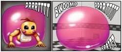 1girls animatronic animatronic_female chicken chicken_girl crawling fart fart_fetish fart_inflated_panties fart_inflation female five_nights_at_freddy's five_nights_at_freddy's_2 fnaf gballoon panty_inflation phasianid robot robot_girl scottgames stuck stuck_in_vent toy_chica_(fnaf) vent yellow yellow_skin