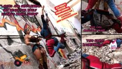 3d athletic_futanari baseball_bat big_balls big_breasts big_penis clothed clothing comic comic_panel dc dc_comics diana_prince dickgirl futanari harleen_quinzel harley_quinn harley_quinn_(suicide_squad_game) high_resolution huge_breasts huge_cock injustice_2 ladyabysso makeup muscular_futanari olive_skin story suicide_squad suicide_squad:_kill_the_justice_league superheroine tan_skin text text_box text_bubble veiny_penis wonder_woman wonder_woman_(suicide_squad_game)