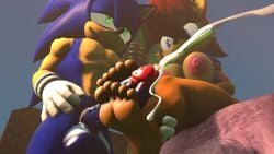 3d 3d_(artwork) barefoot big_penis blue_body breasts chipmunk cum cumming_from_footjob cumshot ejaculation erection feet foot_fetish foot_focus footjob hedgehog moaning nipples orgasm penis sally_acorn soles sonic_(series) sonic_the_hedgehog sonic_the_hedgehog_(archie) source_filmmaker testicles toes twintails3d twintailssfm two_tone_body two_tone_face