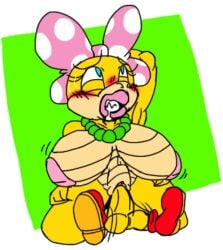 accessory anthro ass balls big_breasts blush bodily_fluids bow_(feature) bow_ribbon breasts claws digital_media_(artwork) dragoonwashere duo erection female female_penetrated genital_fluids genitals hair_accessory hair_ribbon hairbow horn jewelry koopa koopa_troopa koopaling lips male male/female male_penetrating male_penetrating_female mario_(series) muscular nintendo nipples nude penetration penis pussy red_koopa_troopa reptile ribbons scalie sex simple_background vaginal_penetration video_games wendy_o._koopa