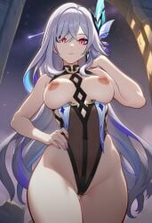 skirk (genshin impact) from genshin impact by lunealter