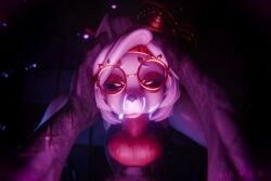 1boy 1girls 3d_animation animated anthro anthro_on_anthro anthro_penetrated anthro_penetrating anthro_penetrating_anthro anthrofied blowjob deepthroat face_fucking female female_penetrated furry irrumatio knot loner_0x looking_at_viewer male male/female male_penetrating male_penetrating_female male_pov oral oral_penetration oral_sex pov pubic_tattoo purah purah_(mayosplash) sex sound tagme tears_of_the_kingdom the_legend_of_zelda throat_fuck video