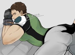 albert_wesker ass bara big_ass big_butt bubble_ass bubble_butt butt chris_redfield dat_ass dat_butt fat_ass fat_butt gay grabbing_ass huge_ass huge_butt k_nene39 large_ass large_butt male male_only muscular muscular_male resident_evil round_ass round_butt thick_ass thick_butt