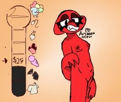 absurd_res anthro arsinnamon dragon eyelashes female hi_res mythological_creature mythological_scalie mythology nipples nude red_body scalie solo strip_game tarocco_(arsinnamon)