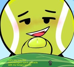 battle_for_dream_island battle_for_dream_island_again bfb bfdi bfdia cum disregardigan foreskin macro/micro nickel_(bfdi) object_shows penis tennis_ball_(bfdi)
