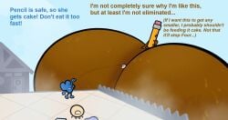 algebralien ass battle_for_dream_island battle_for_dream_island_again bfb bfdi bfdia cake disregardigan donut_(bfdi) four_(bfb) gigantic_ass gyatt_fanum_tax_mega_twerk object_show object_shows pencil_(bfdi) winner_(bfdi)